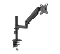 Techly 624445 Support de bureau pour moniteur 17-32" avec ressort à gaz Extension 501 mm Noir