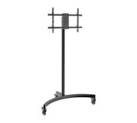 Techly 624650 Support de sol pour TV LED/LCD 32-75" avec base ronde noire