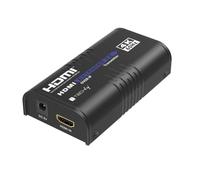 Techly 624698 Transmetteur HDMI Over IP 4K @ 60Hz sur câble Cat.6/6A/7 jusqu'à 120 m Noir