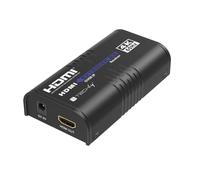 Techly 624704 Récepteur HDMI Over IP 4K @ 60Hz Câble Cat.6/6A/7 jusqu'à 120 m Noir
