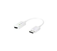 Techly 0.15m DisplayPort 1.2 - HDMI M/F 0,15 m Blanc