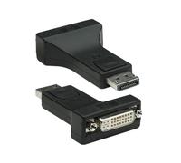 Techly Adaptateur Vidéo DisplayPort Mâle vers DVI-I Femelle Noir, Résolution 1920x1200, Dimensions 43x73x17mm, CE - IADAP-DSP-229