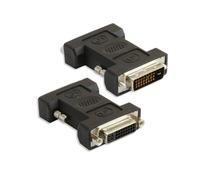 Techly Adaptateur Vidéo DVI-D Femelle vers DVI-I Mâle Noir - IADAP-DVI-9000 - 36x14mm - Conforme CE - Poids 50g