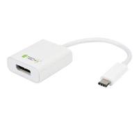 TECHly - Adaptateur vidéo externe - USB-C 3.1 Gen 1 - DisplayPort - blanc