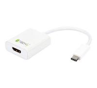 TECHly - Adaptateur vidéo externe - USB-C 3.1 Gen 1 - HDMI - blanc