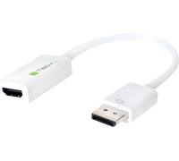Techly Adapter - DisplayPort 1.2 Stecker auf HDMI 15cm