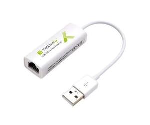 Techly adattatore usb2.0 a fast ethernet 10/100 mbps - 8051128107630