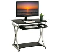 Techly Bureau Compact pour PC avec tiroir Amovible, Noir Graphite (ICA-TB 328BK)