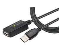TECHLY Cable ALARGADOR Activo USB 2.0 AA M/F 5M Negro