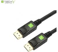 Techly Câble audio/vidéo DisplayPort 1.2 noir 10m