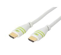 Techly Câble de moniteur HDMI-HDMI M/M 1.4 Ethernet 3D 4K, 10m, blanc