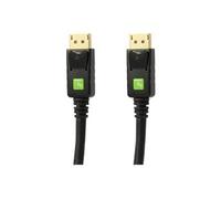 TECHly - Câble d'écran/audio - DisplayPort (M) pour DisplayPort (M) - DisplayPort 1.3 - 50 cm - moulé, support 4K - noir