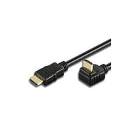 ICOC-HDMI-LE-050 - Câble HDMI haute vitesse avec Ethernet, 90°, 5 m