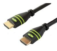 Techly Câble HDMI High Speed 5 m avec Ethernet A/A M/M Black ICOC HDMI-4-050 - HDMI câbles (HDMI, mâle, gold, noir, polyvinyl chloride (PVC))