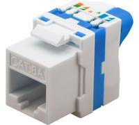 TECHLY Cat 6A Keystone RJ45 Jack UTP UNSHIELDED TOOLESS IWP-MD C6A/UROTT