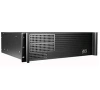 Techly Chassis Industriel Rack 19/3U Bureau Ultra-Compact Noir I-Case MP-p4HX-BLK4 - Boitier Ordinateur(rackable, Serveur, Acier, ATX, Micro-ATX, Mini-ITX, Noir, 3U)
