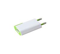 TECHly Compact Charger - Adaptateur secteur - 5 Watt - 1 A (USB) - blanc, vert - Italie