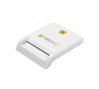Techly Lecteur/Graveur Smart Card I-Card cam-usb2ty USB 2.0 Compact Blanc