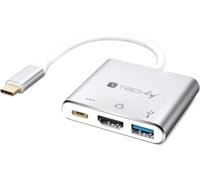 Techly Converter Câble Adapteris USB-C vers USB 3.0 HDMI et PD