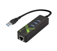 Techly Convertisseur USB 3.0 IDATA-USB-ETGIGA-3U2 IDATA-USB-ETGIGA-3U2 [1x USB 3.0 mâle Type A - 1x RJ45 Femelle] avec