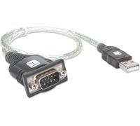 Techly convertisseur USB vers série, port USB Am vers RS232, 9-p