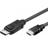 Techly DisplayPort 1.2 auf HDMI Kabel schwarz 2m
