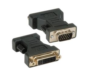 Techly DVI - VGA F/M DVI-I Noir