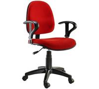 Techly Easy Office Chair Red ICA-CT mc04re - Office & Ordinateur Chairs (Plastic, Black, 40 cm, 46 cm, 56 cm, 380 mm)