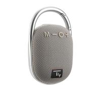 Techly Enceinte Bluetooth 5.3 5W TWS LED/MP3/USB/TF Gris
