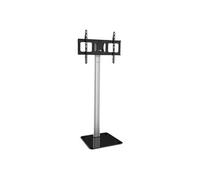 TECHly Floor Support - Pied - pour Ecran LCD - aluminium - noir, argent - Taille d'écran : 32"-70" - posé sur le sol