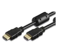 Câble HDMI Haute Vitesse avec Ethernet Noir Ferrite 5m Techly ICOC-HDMI-FR-050