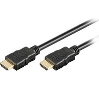 Techly HDMI Kabel mit Ethernet, 1.5m, Schwarz