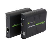 TECHly HDMI KVM Extender over Network Cable - Transmetteur et récepteur - rallonge écran-clavier-souris/audio - GigE - 10Base-T, 100Base-TX, 1000Base-T - jusqu'à 120 m
