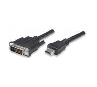 TECHly ICOC HDMI-D-018 - Câble adaptateur - DVI-D mâle pour HDMI mâle - 1.8 m - blindé