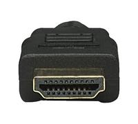 TECHly - High speed - câble HDMI avec Ethernet - HDMI mâle pour 19 pin micro HDMI Type D mâle - 3 m - double paire torsadée blindée - noir - support