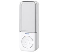 Techly I-BELL-RING05T Bouton poussoir de sonnette de porte Blanc Sans fil