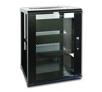 Techly I-CASE AV-2115BKTY Rack autonome 15U 226.8kg Noir étagère - Étagères (226,8 kg, Rack autonome, 15U, Noir, 48,3 cm (19"), Actif)