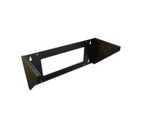 Techly I-CASE-EF-3004BK Équerre de Fixation Rack 19" 4U Acier Noir 480x195x195mm avec Kit de Montage et Vis