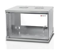 Wall Rack Cabinet 19 6U prof. 320 Grey Assembled I-CASE EL-1006G32
