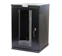 Techly I-CASE EM-1009BKTY Rack monté sur le mur 9U 30kg Noir étagère - Étagères (30 kg, Rack monté sur le mur, 9U, Noir, 25,4 cm (10"), Actif)