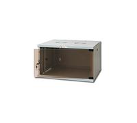 Techly I-Case er-1009g60 Wall Mounted Rack 9U 50 kg - Grey Rack Racks (50 kg, Wall Mounted Rack, 9U, Glass, Steel, Grey)