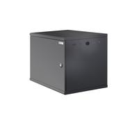 Techly I-CASE EW-2010BK5C : Rack Mural 10U, 600x500mm, Charge 50kg, Porte Métal, IP20, Compatible 19", Noir, Conforme CE/ISO 9001
