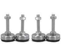 Techly I-Case Feet-ER Rack Feet Rack Accessory - Rack Accessories (Rack Feet, Stainless Steel, Rubber, Steel, 4 pc (s), 3.8 cm, 50 mm)