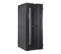 Techly I-CASE FP-42VTBK2 étagère 1300 kg Rack autonome 42U Noir - Étagères (1300 kg, Rack autonome, 42U, Acier, Noir, 48,3 cm (19"))