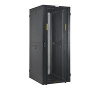 Techly I-CASE FP-42VTBK2 étagère 1300 kg Rack autonome 42U Noir - Étagères (1300 kg, Rack autonome, 42U, Acier, Noir, 48,3 cm (19"))