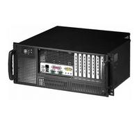Techly I-CASE MP-P4HX-BLK6, Support, Serveur, Acier, ATX, Noir, 4U