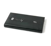 Techly I-CASE SU3-25B Boîtier de disques de stockage Noir 2.5" Alimenté par port USB
