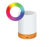 Techly 361117 Lampe USB Smart Touch 5 Couleurs Sélectionnables Réglage Intensité Blanc