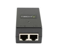 Techly 108422 Injecteur Poe 10/100 Mbps Noir