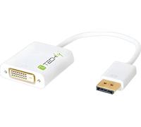 Techly IADAP-DP-DVIF2 Adaptateur Techly - DisplayPort 1.2 mâle vers DVI 15cm